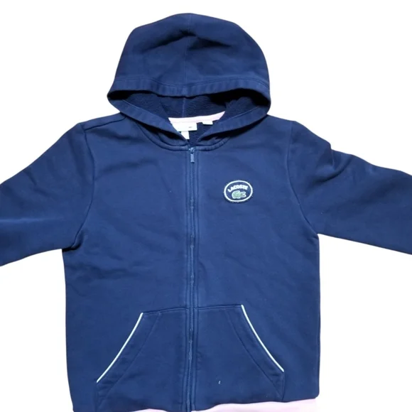 Lacoste Kids Zip-Up Hoodie Youth 12 - Picture 2 of 5
